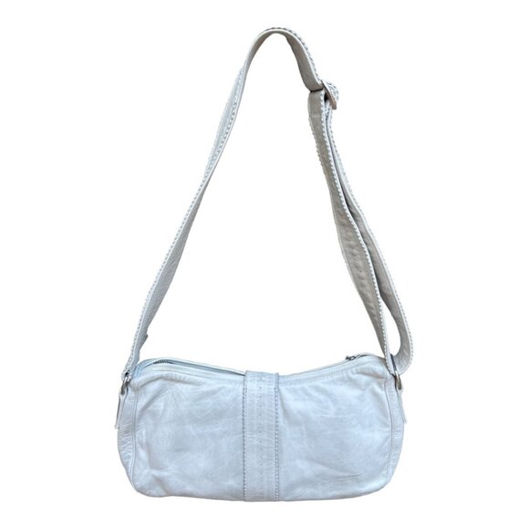 Genuine Belstaff Antique Ice Leather Baguette Cossbody Shoulder Bag NWT Purse - Picture 3 of 4